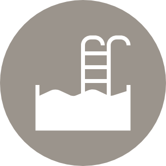 Take a dip in the pool and spa
